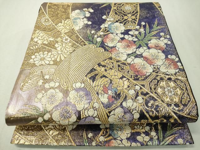 正絹　六通袋帯【鳳凰　花】No2823 正絹 六通袋帯【鳳凰 花】No2823
