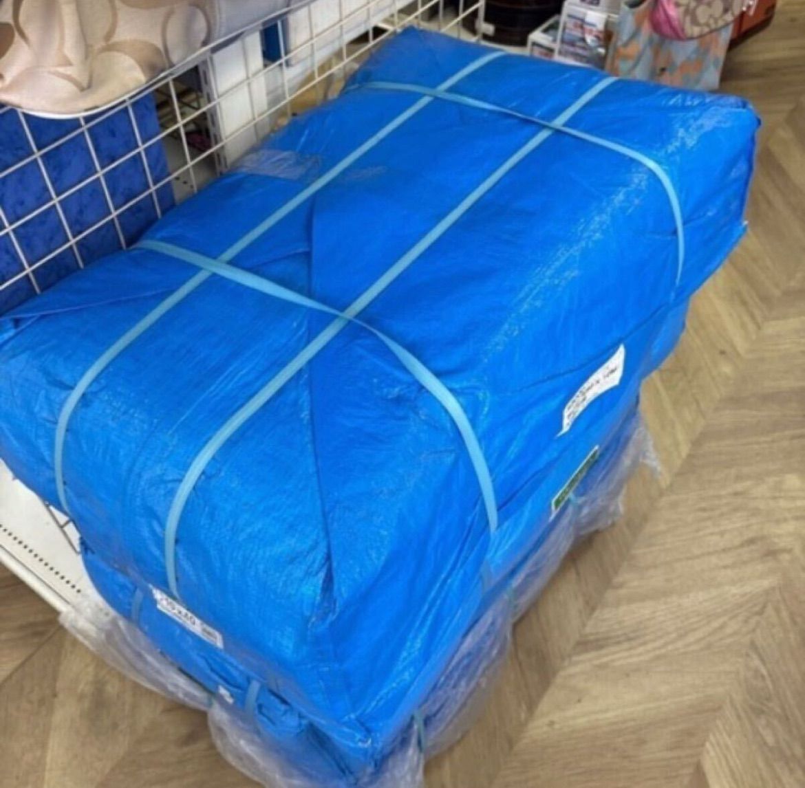 1942 未開封 マイティー ブルーシート 3000 TYPE１０M×１０M ２枚入 BS-1010 M レジャー カー用品 祭り