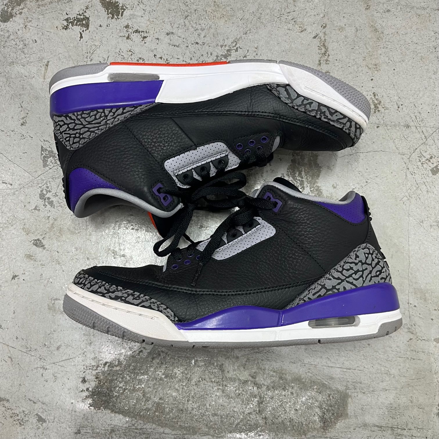 国内正規 NIKE Air Jordan 3 Retro Black Court Purple CT8532-050 コートパープル ジョーダン3  スニーカー ナイキ 26.5cm 66362A1 - メルカリ