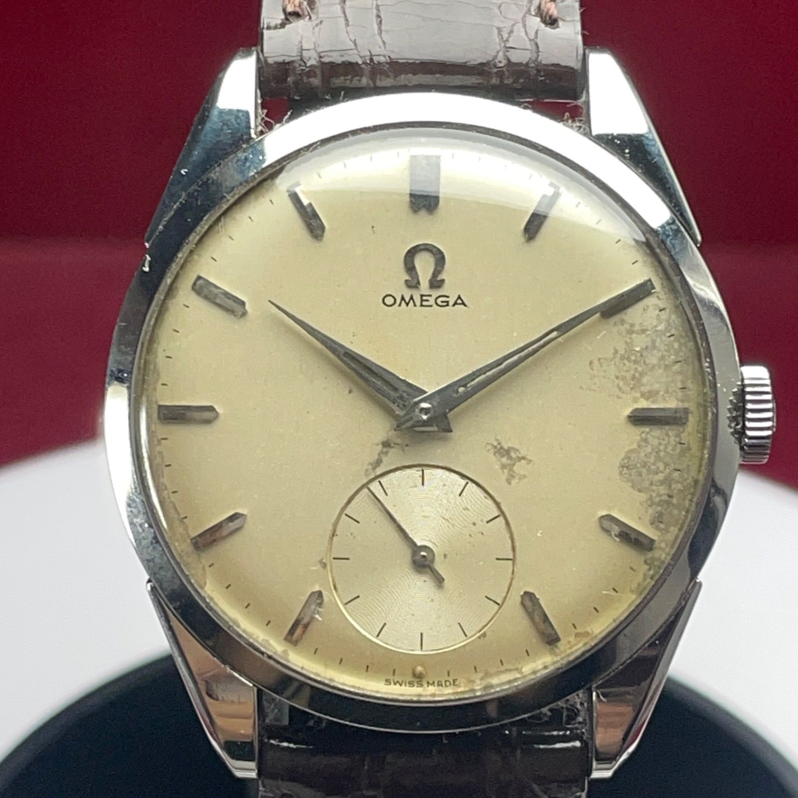 1958年製 OMEGA オメガ 30mmキャリバー 手巻 スモセコ Cal.267 