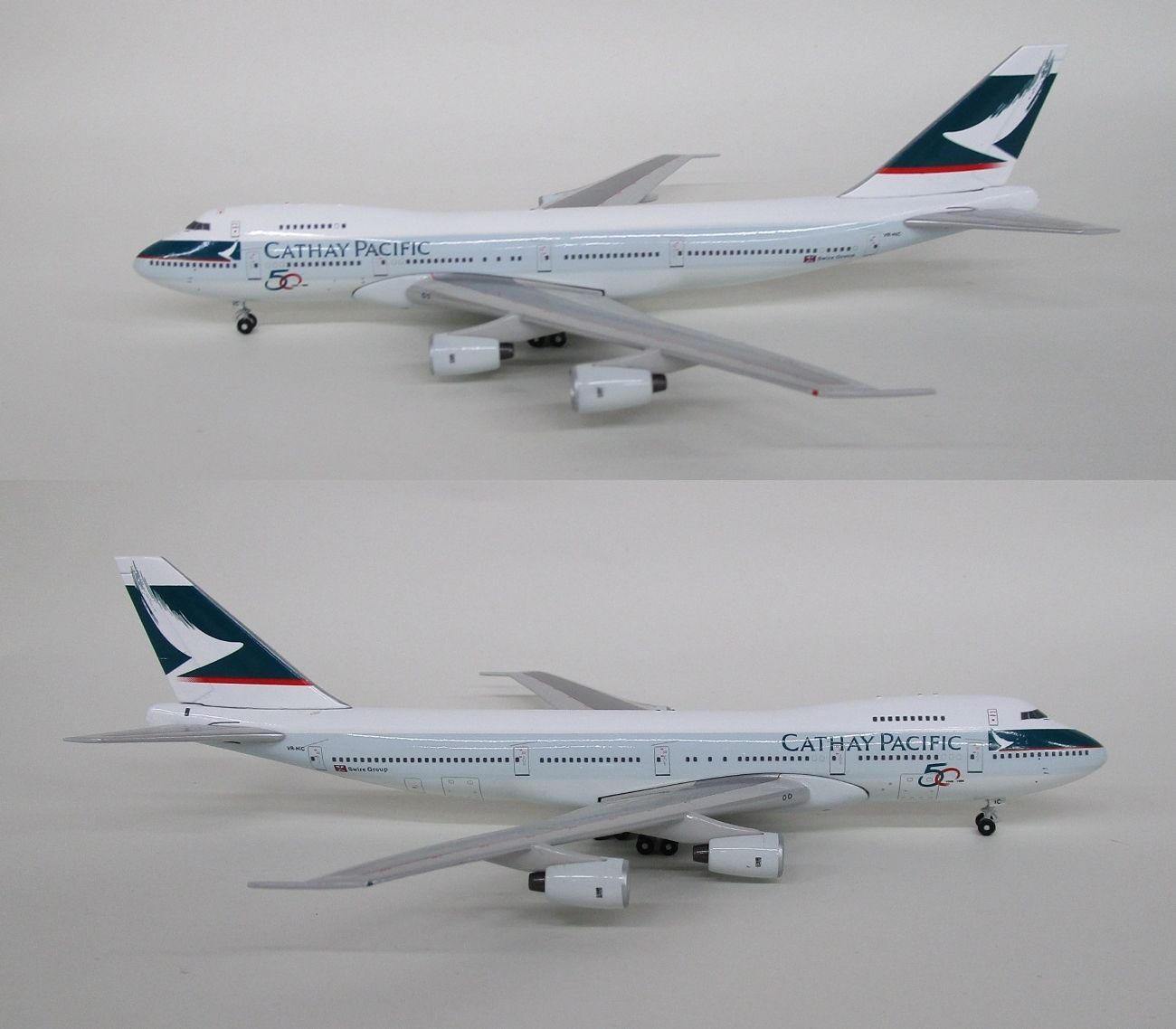 NEW ブルーボックス 1/400 B747-200 Cathay Pacific 50th VR-HIC【C