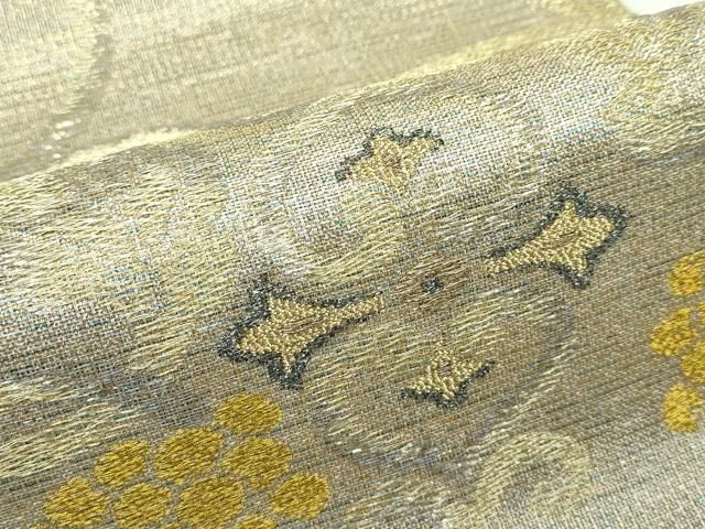 平和屋本店□極上 創業280年 誉田屋源兵衛 六通柄袋帯 額縁仕立て 綾  