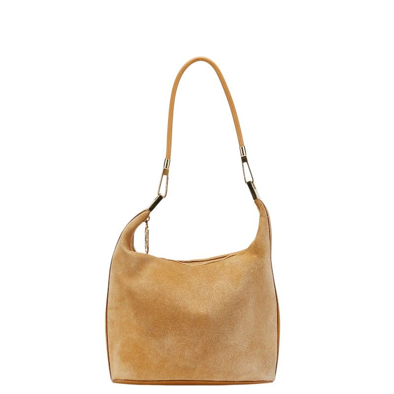 グッチ ワンショルダーバッグ 001 3814 ベージュ レザー スエード  