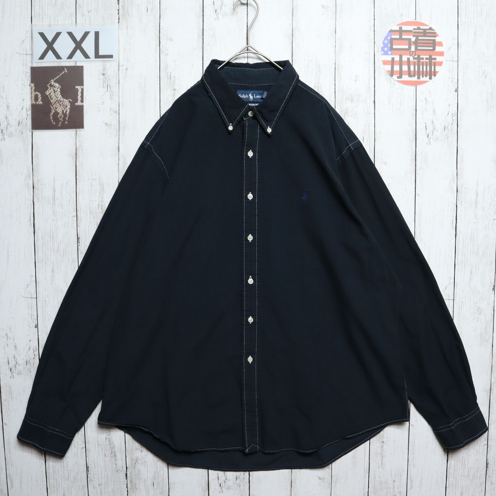 チャップス　ラルフローレン　CHAPS RALPH LAUREN ワンポイント　シャツ　刺繍シャツ
