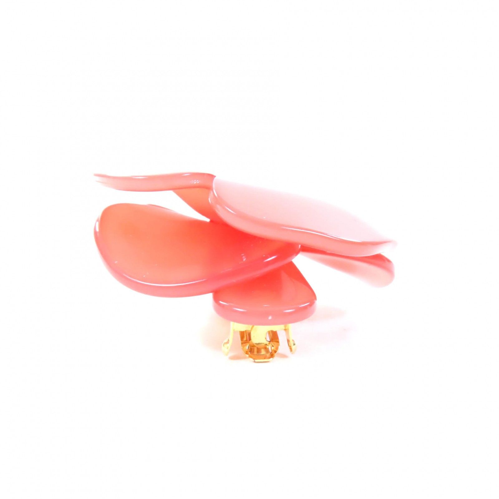 アレクサンドルドゥパリ カメリア バレッタ（ピンクスワロフスキー）美品 極美品☆ALEXANDRE DE PARIS アレクサンドル ドゥ パリ カメリア