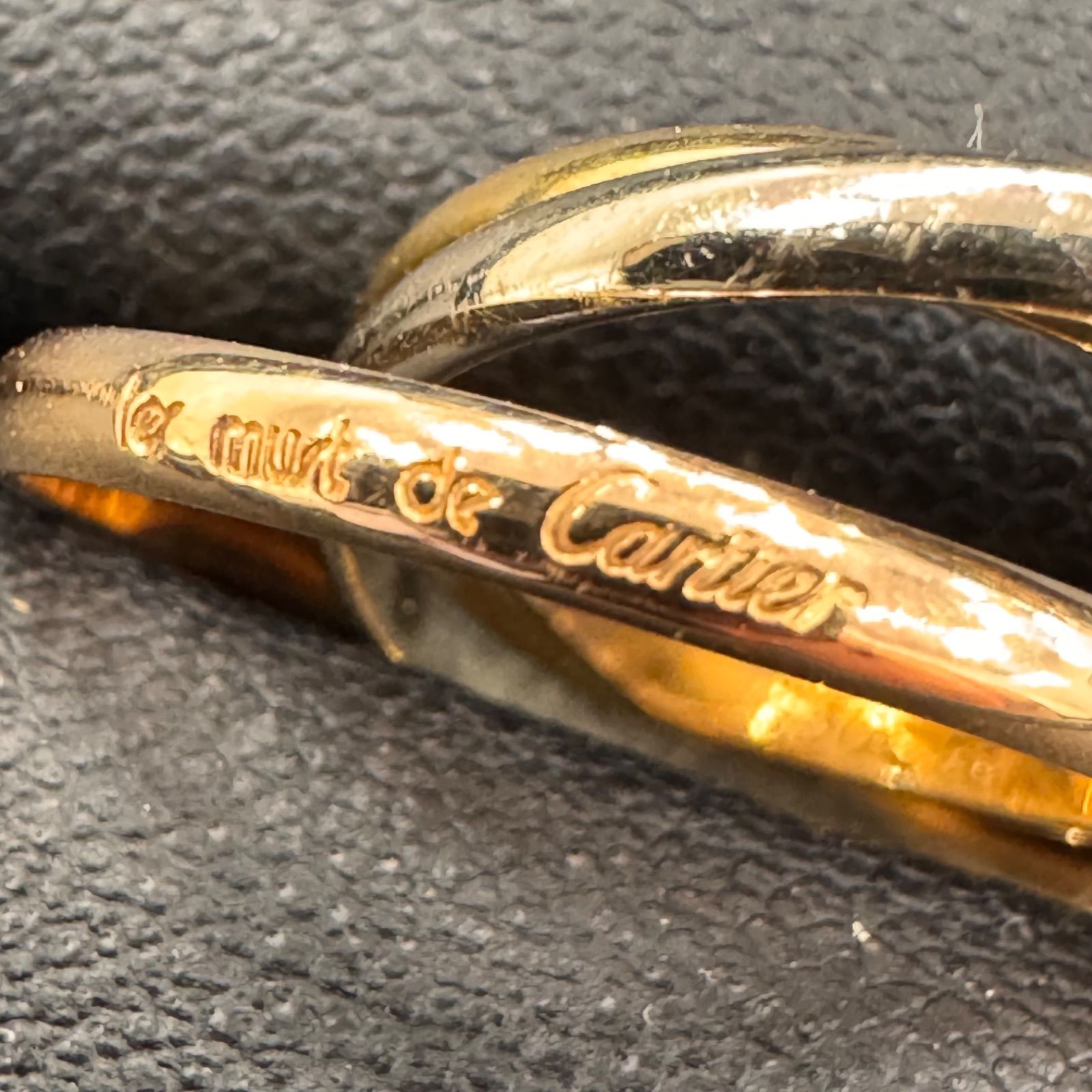 カルティエ トリニティリング スリーカラー XS 53号 K18YG/WG/PG 箱