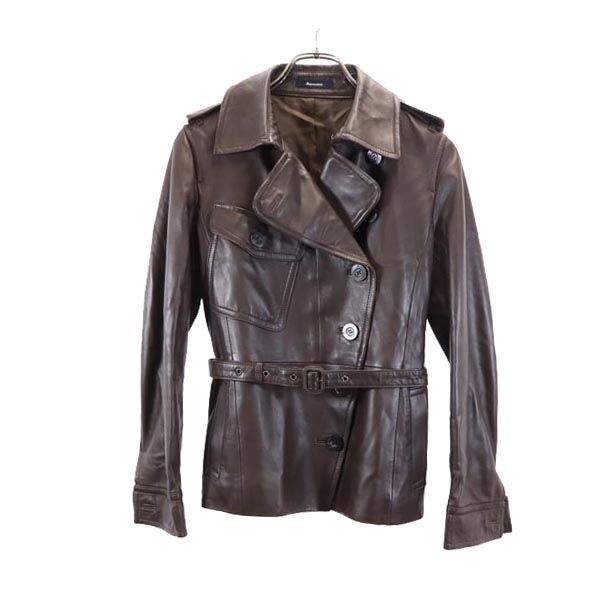 ディスカウント アクアスキュータム 羊革 レザージャケット 7F