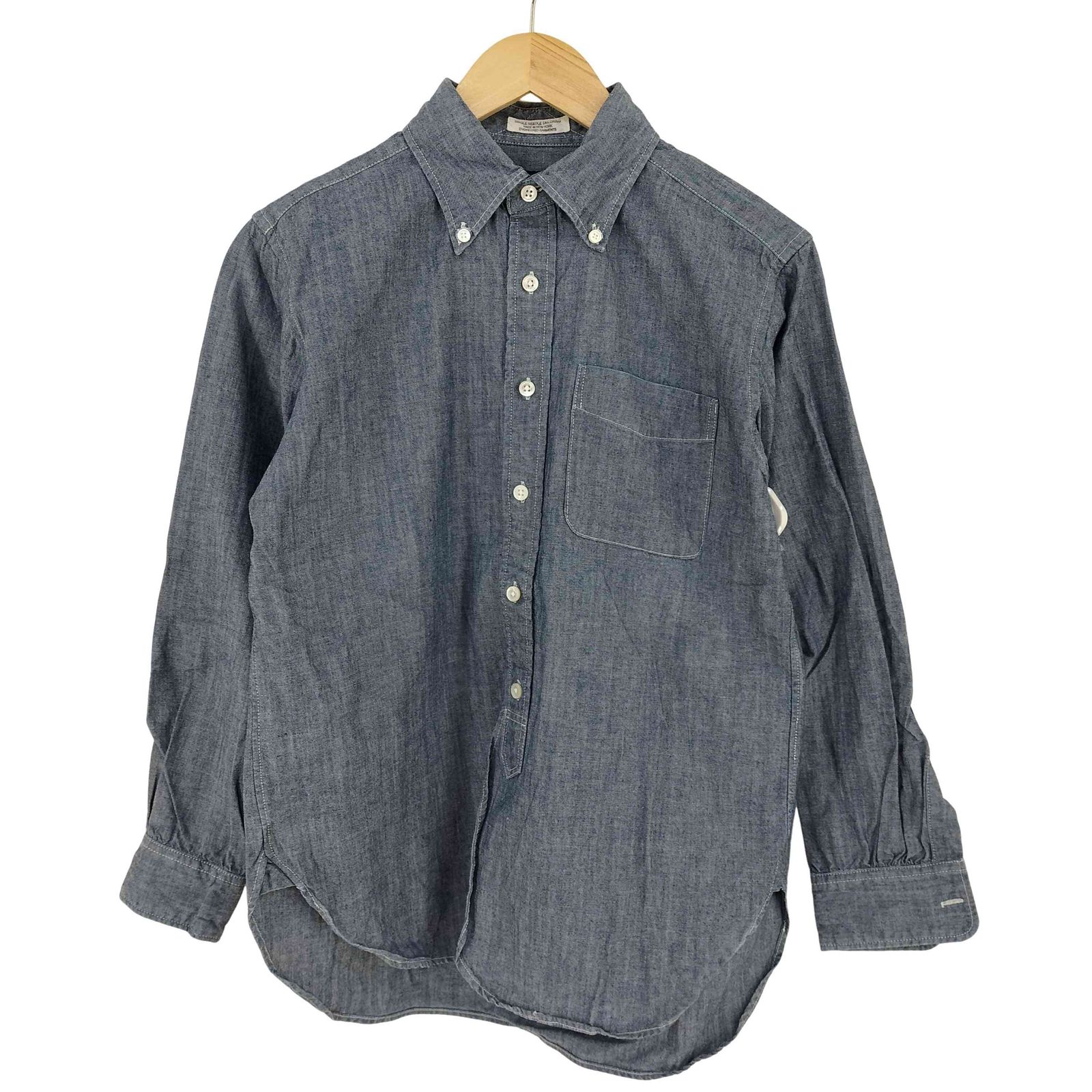 エンジニアードガーメンツ Engineered Garments 19th BD shirt コットンシャンブレーシャツ メンズ JPN：XS 