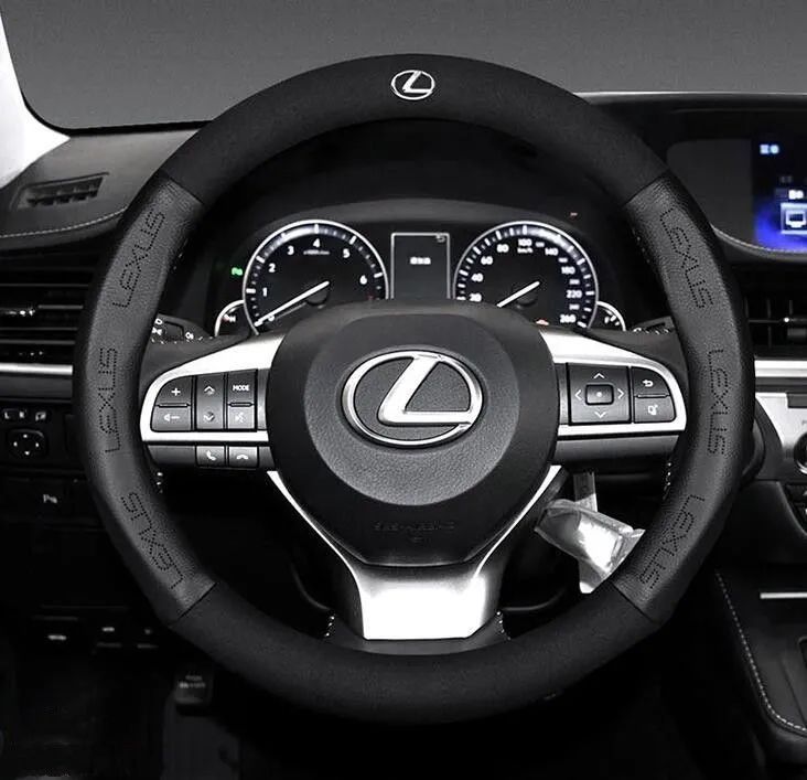 新品 ☆ レクサス LEXUS エンブレム O型 ハンドルカバー 滑りにくい ステアリングカバー A ~ Dは選択可能 LS/LC/UX/NX/RX /RC/IS/GS/ES/LX/SC - メルカリ