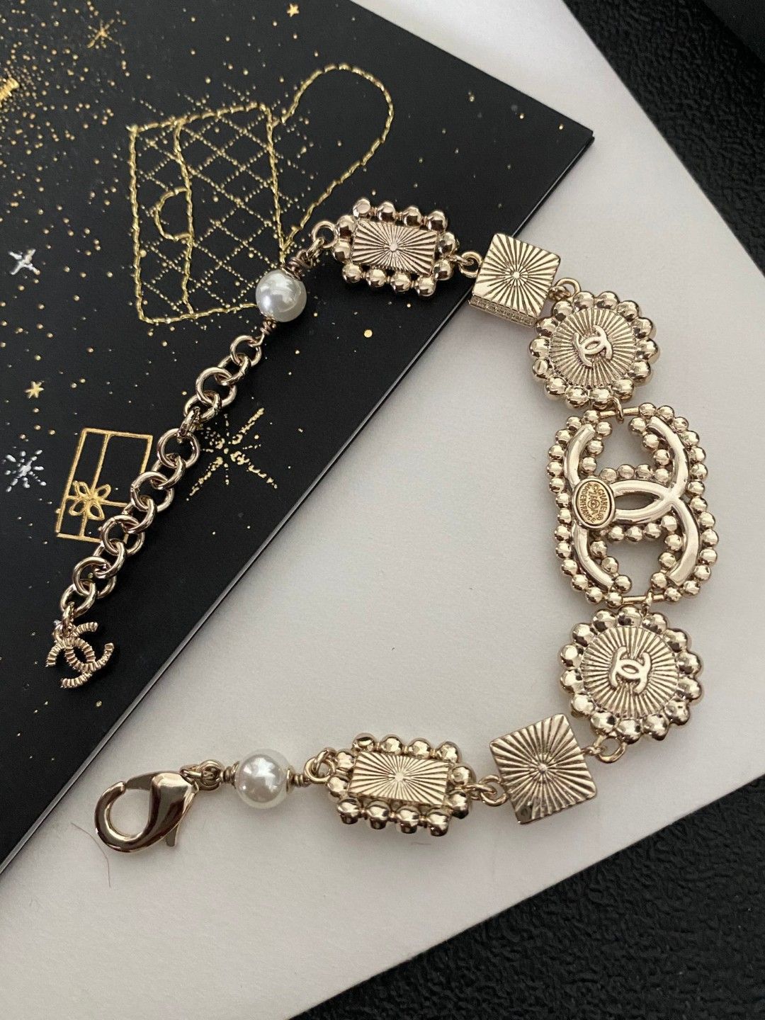 【美品☆希少】CHANEL　ビンテージブレスレット シャネル ヴィンテージ ブレスレット