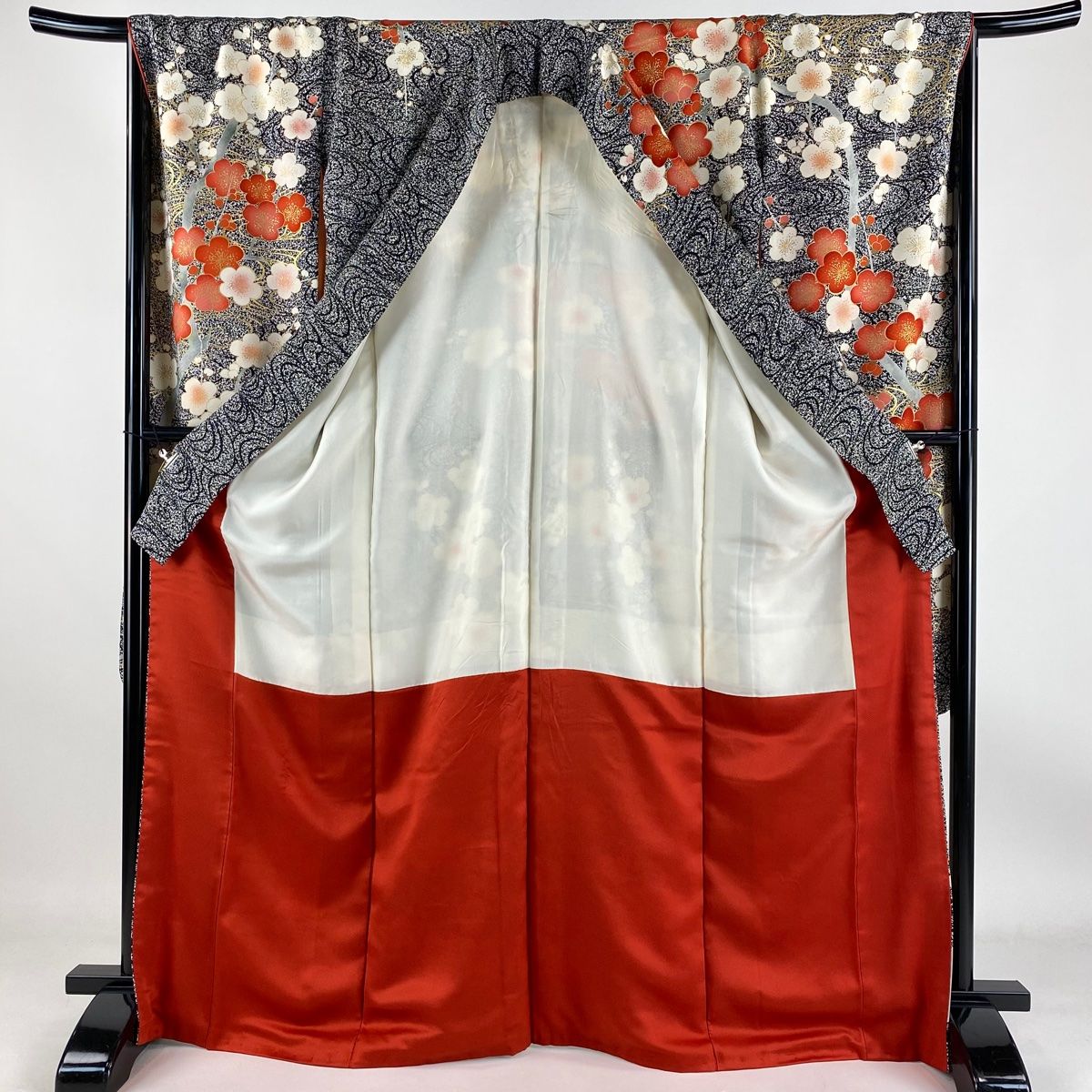 振袖　広衿　袷　金彩　裄長　ロング丈　裄67.5cm　丈162.5cm 振袖 広衿 袷 金彩 裄長 ロング丈 裄67.5cm 丈162.5cm 楽天