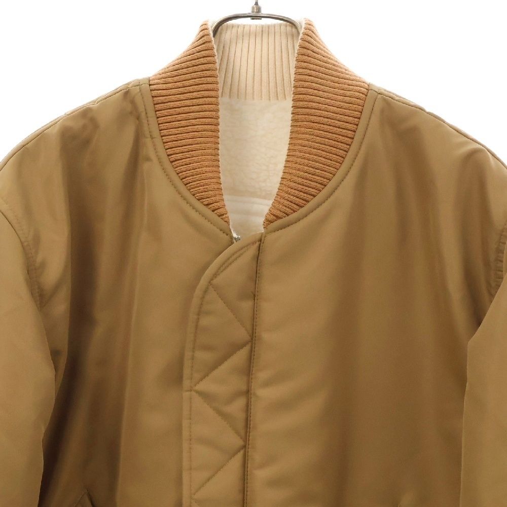 BURBERRY バックロゴ ボア/ナイロン リバーシブル ブルゾン