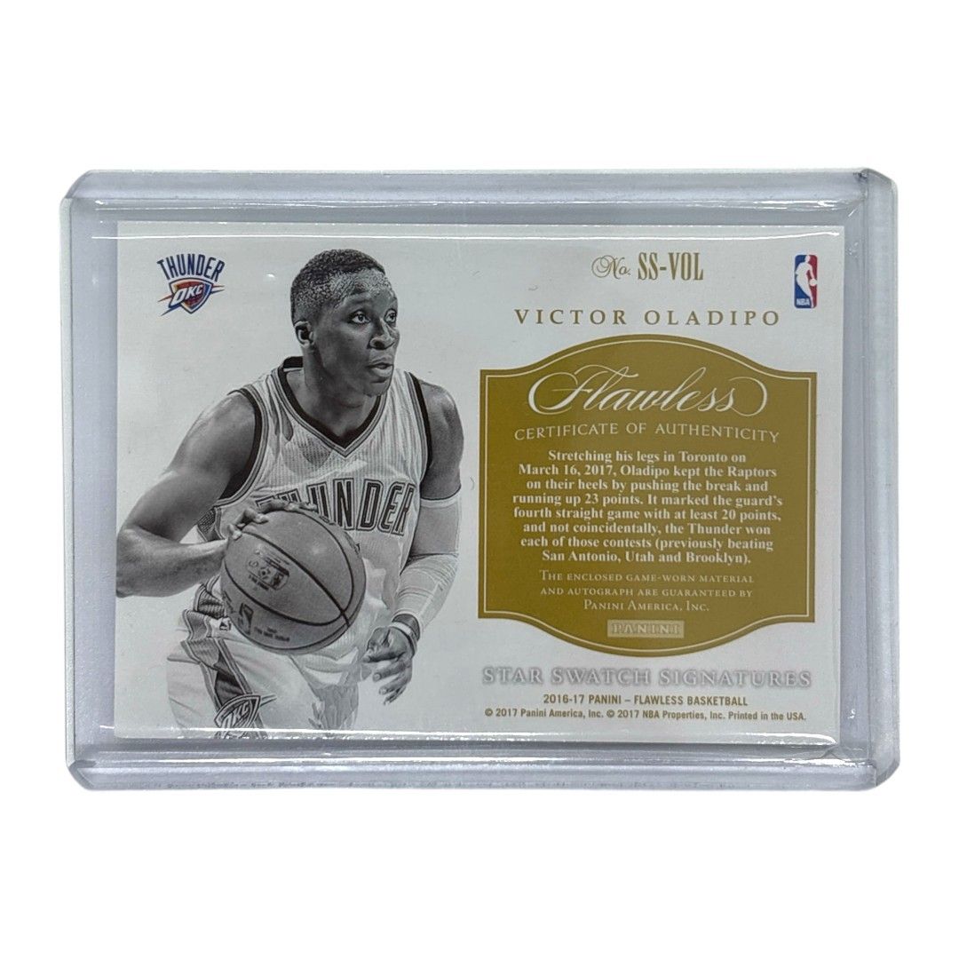 PANINI NBAカード FLAWLESS VICTOR OLADIPO OKLAHOMA CITY THUNDER 4/5 #SS-VOL 送料無料 中古 IT1 PANINI NBAカード FLAWLESS VICTOR OLADIPO OKLAHOMA CITY THUNDER 4/5