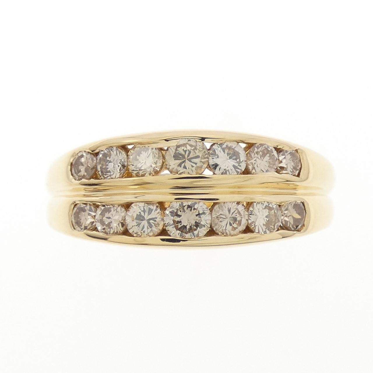 k18ダイヤ0.61ctパヴェリング♯14