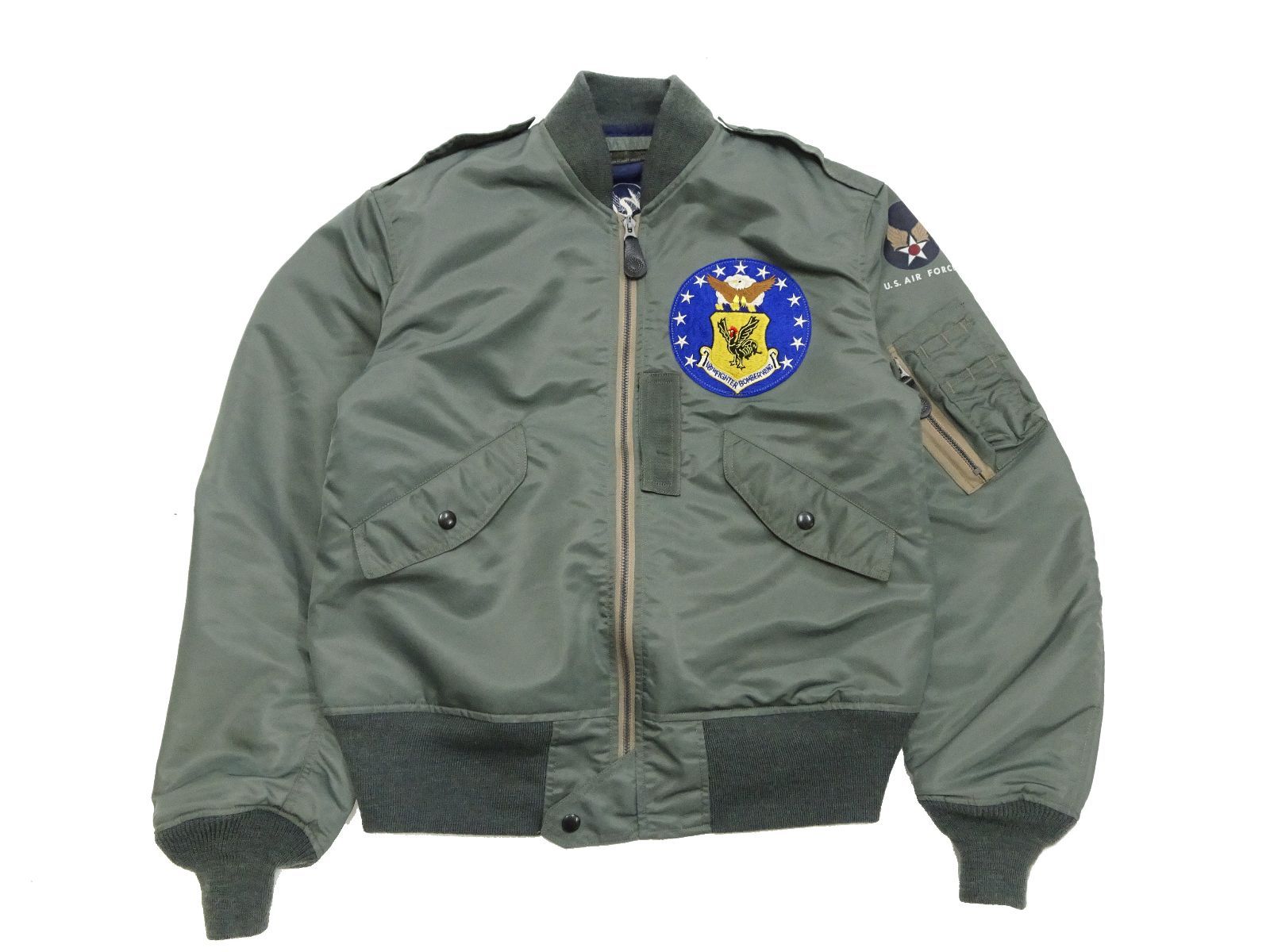 バズリクソンズ L-2B Lサイズ エポーレットスタッズ 革タグエンブレム