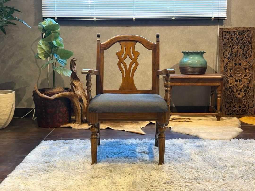 リメイク品　Brugge 三越ブルージュ　アームチェア　肘付き椅子 ny リメイク品 Brugge 三越ブルージュ アームチェア 肘付き椅子 ny