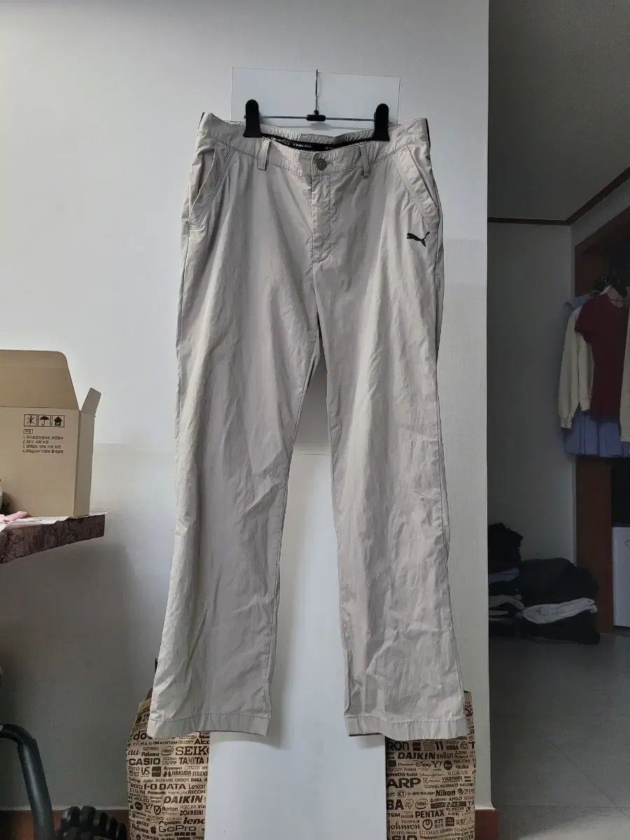 PUMA プーマ ゴルフ 機能性 丸め パンツ メンズ XL 34
