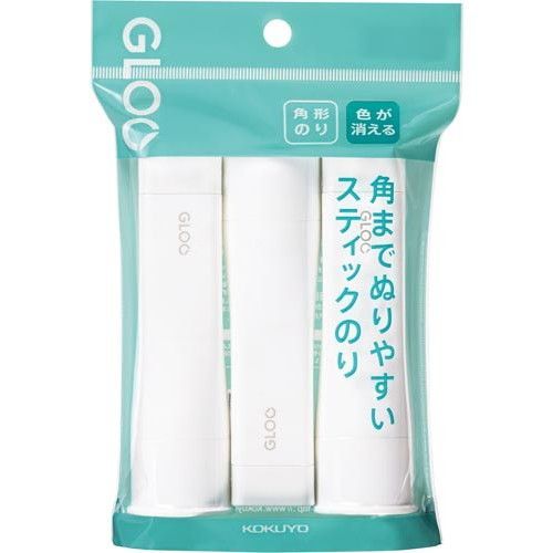 まとめ コクヨ スティックのり グルー吊り下げパック3本入り 色が消える Ｍサイズ ﾀG312-3P ×10セット