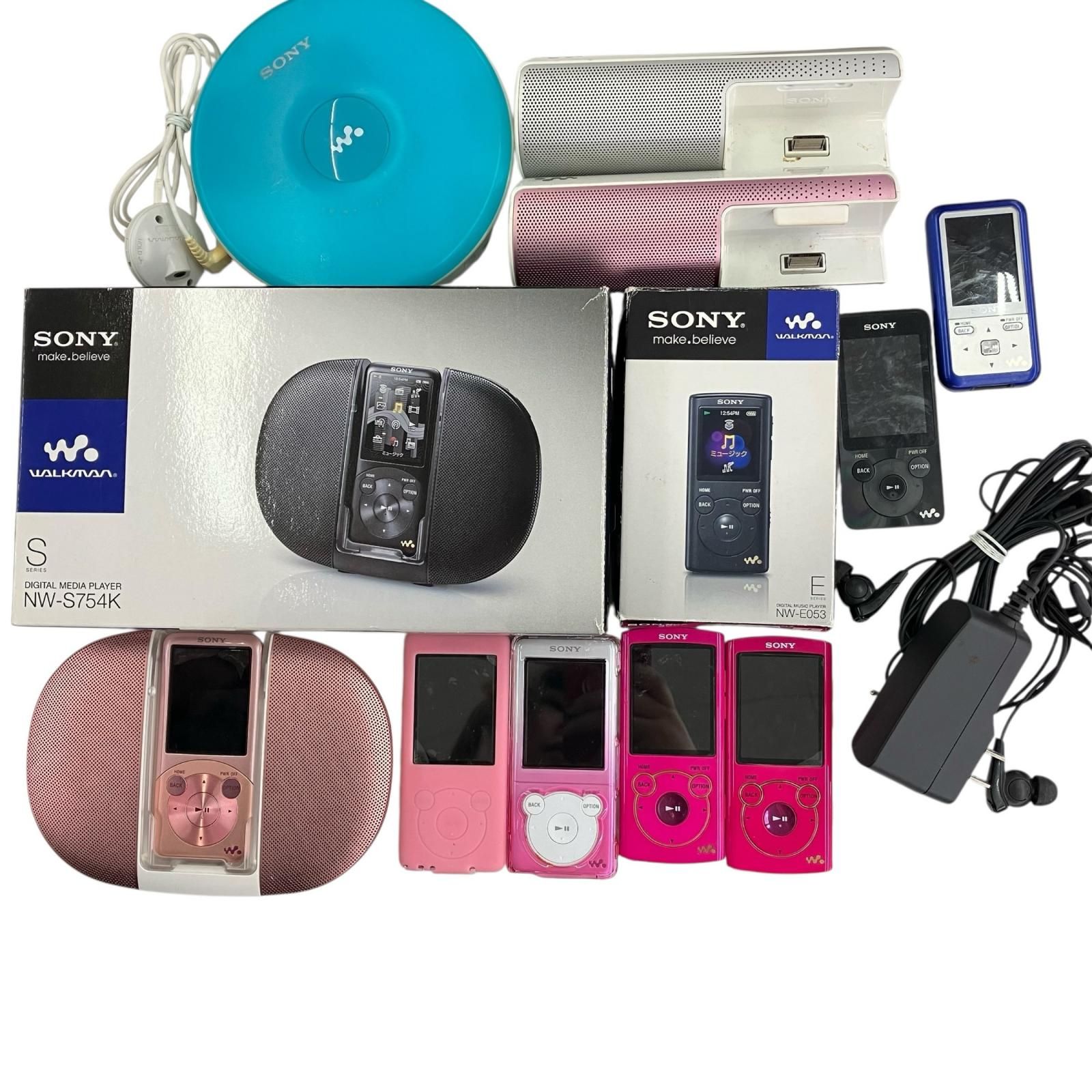186000 現状品 SONY ソニー ウォークマン 音楽プレーヤー CD MP3 スピーカー 14点まとめ売り [0000000001466] 186000 現状品 SONY ソニー ウォークマン 音楽プレーヤー CD MP3