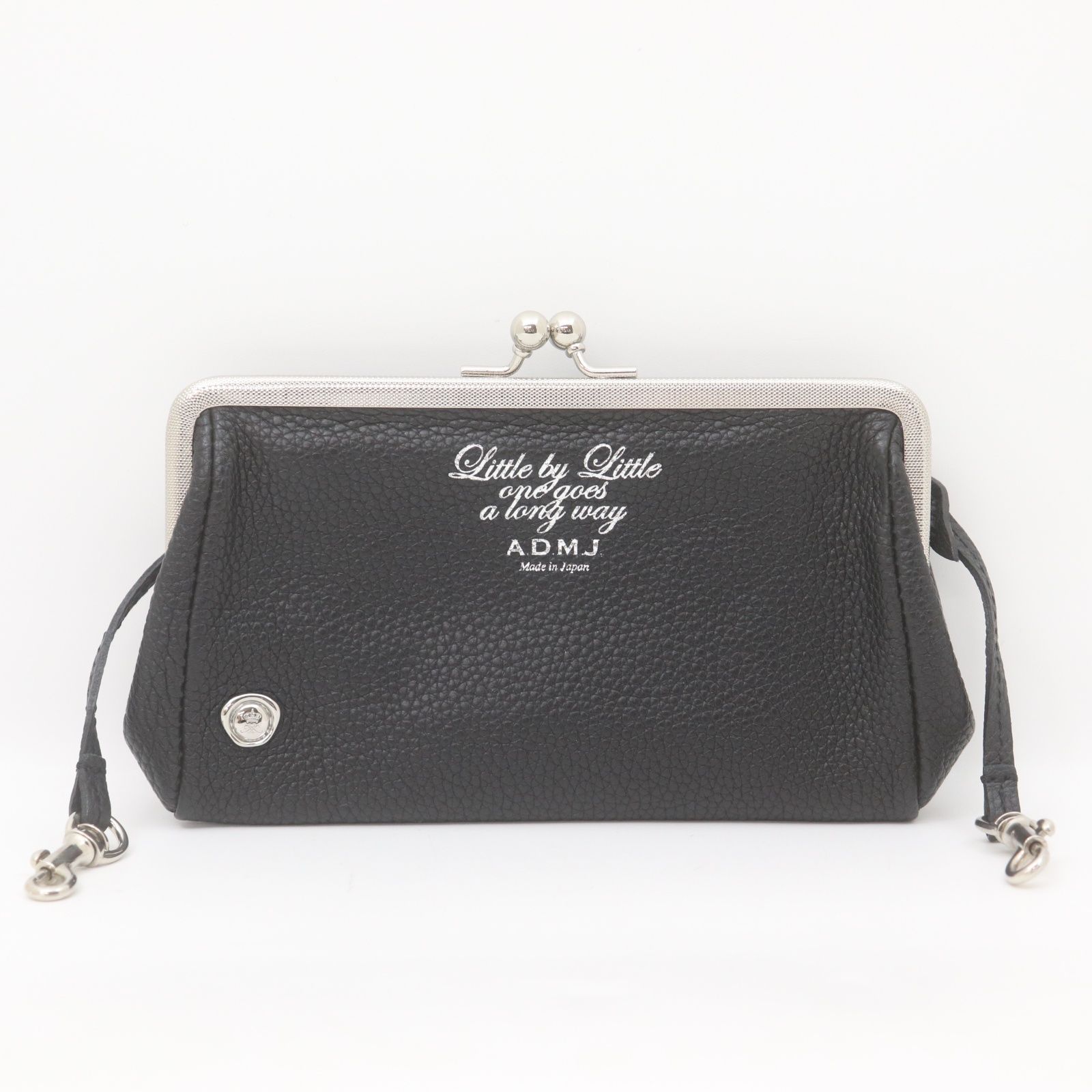 最終価格【極美品】ADMJ 牛革 がま口 パース 小銭入れ カード収納可 最終価格【極美品】ADMJ 牛革 がま口 パース 小銭入れ カード収納可