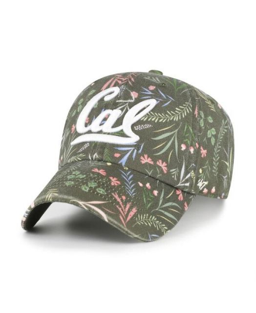 送料無料 47ブランド レディース 帽子 アクセサリー Women s Moss Green Cal Bears Verbena Clean Up Adjustable Hat Green