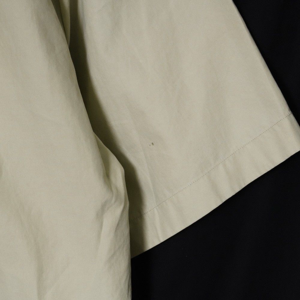 AURALEE WASHED FINX TWILL HALF SLEEVED BIG SHIRTS サイズ5