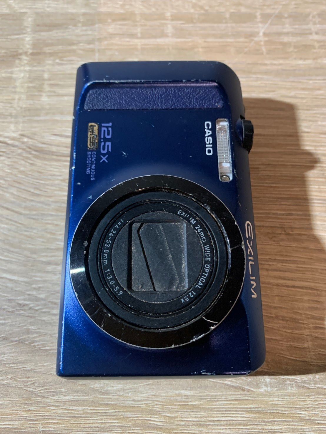 5923 Casio カシオ EXILIM EX-ZR200 ブルー ジャンク品 デジカメ