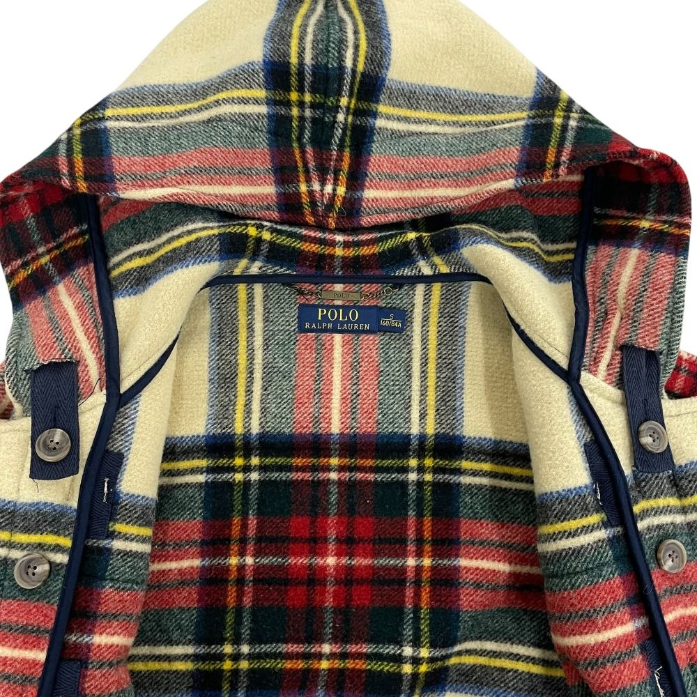 Polo Ralph Lauren ウールロングコート　タータンチェック Polo Ralph Lauren ウールロングコート タータンチェック メンズ