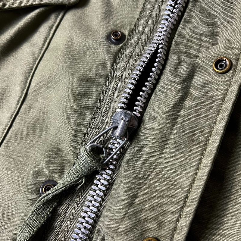 60s 70s M65フィールドジャケット 2nd US ARMY ビンテージ 古着 60-70s 米軍 US ARMY M-65 2nd アルミジップ ミリタリー