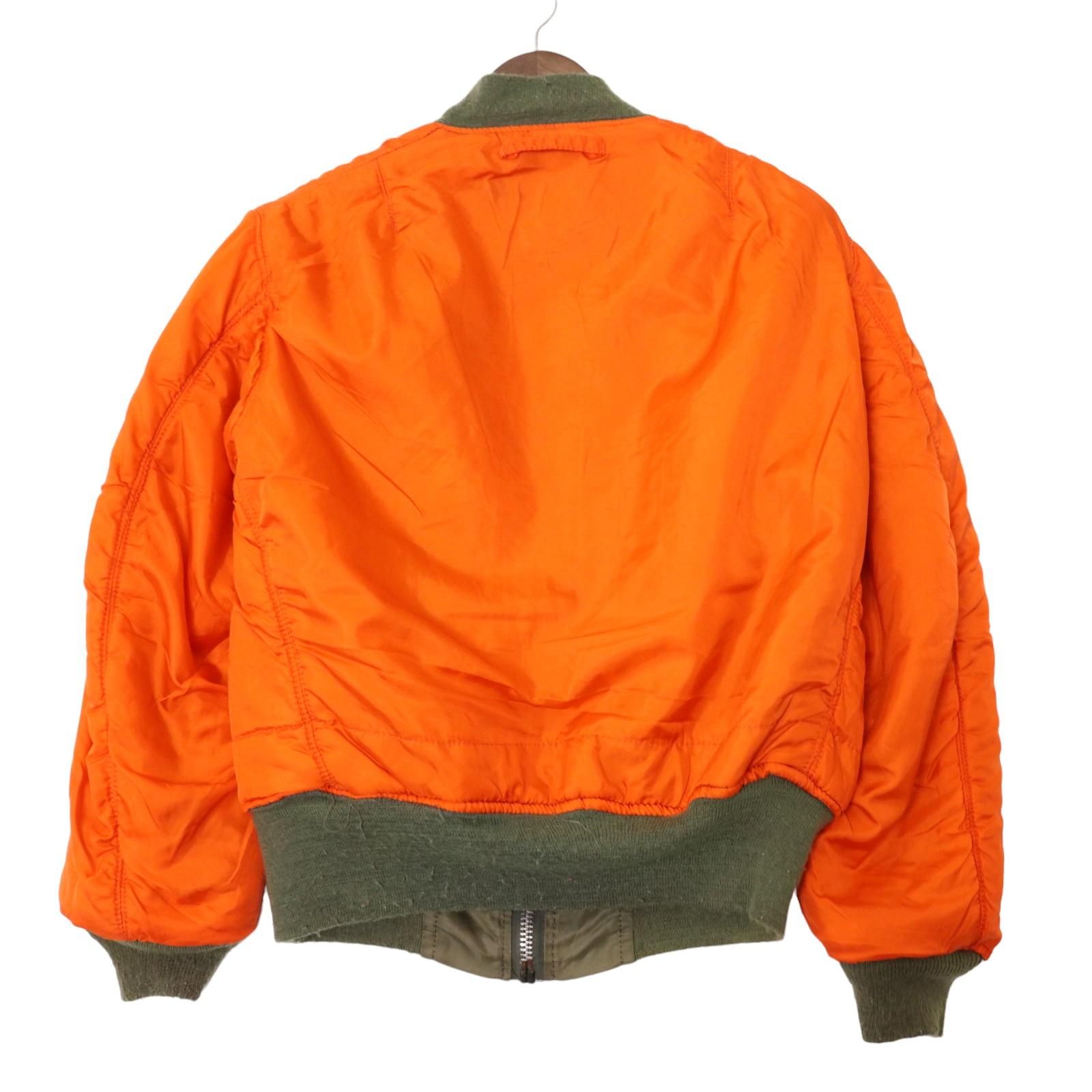 70年代 USA製 ALPHA INDUSTRIES アルファ USAF MA-1 フライト
