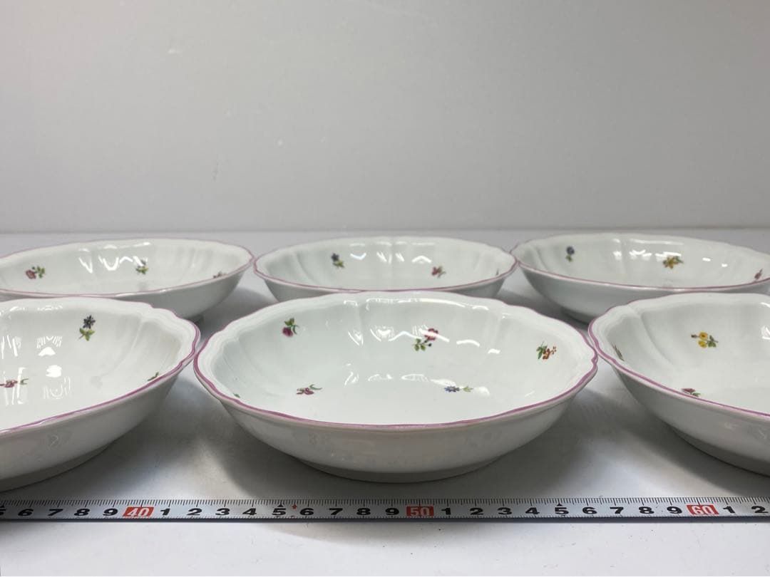 リチャードジノリ プレート6枚 タニチ 直径17㎝ 東山6-0128