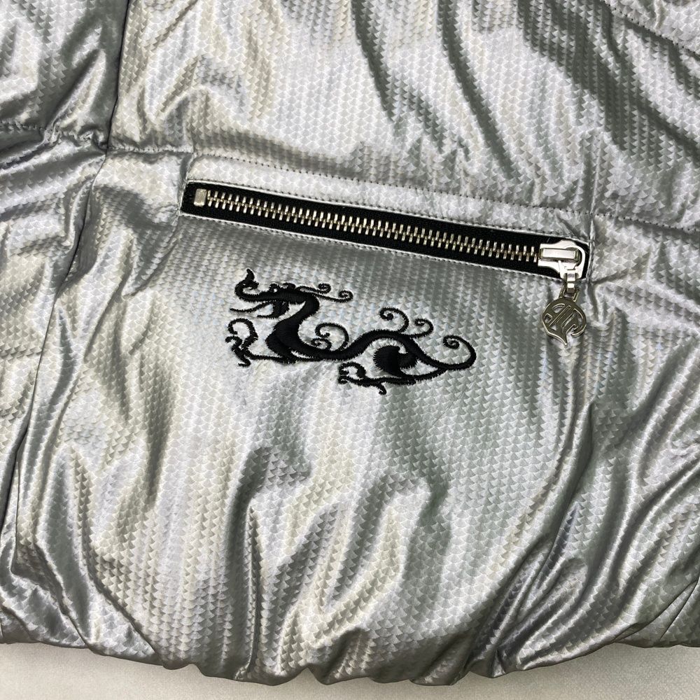 新品Dance With Dragon フルジップ ダウンベスト ダウン90% Dance With Dragon - DANCE WITH DRAGON ダウンベストの通販 by