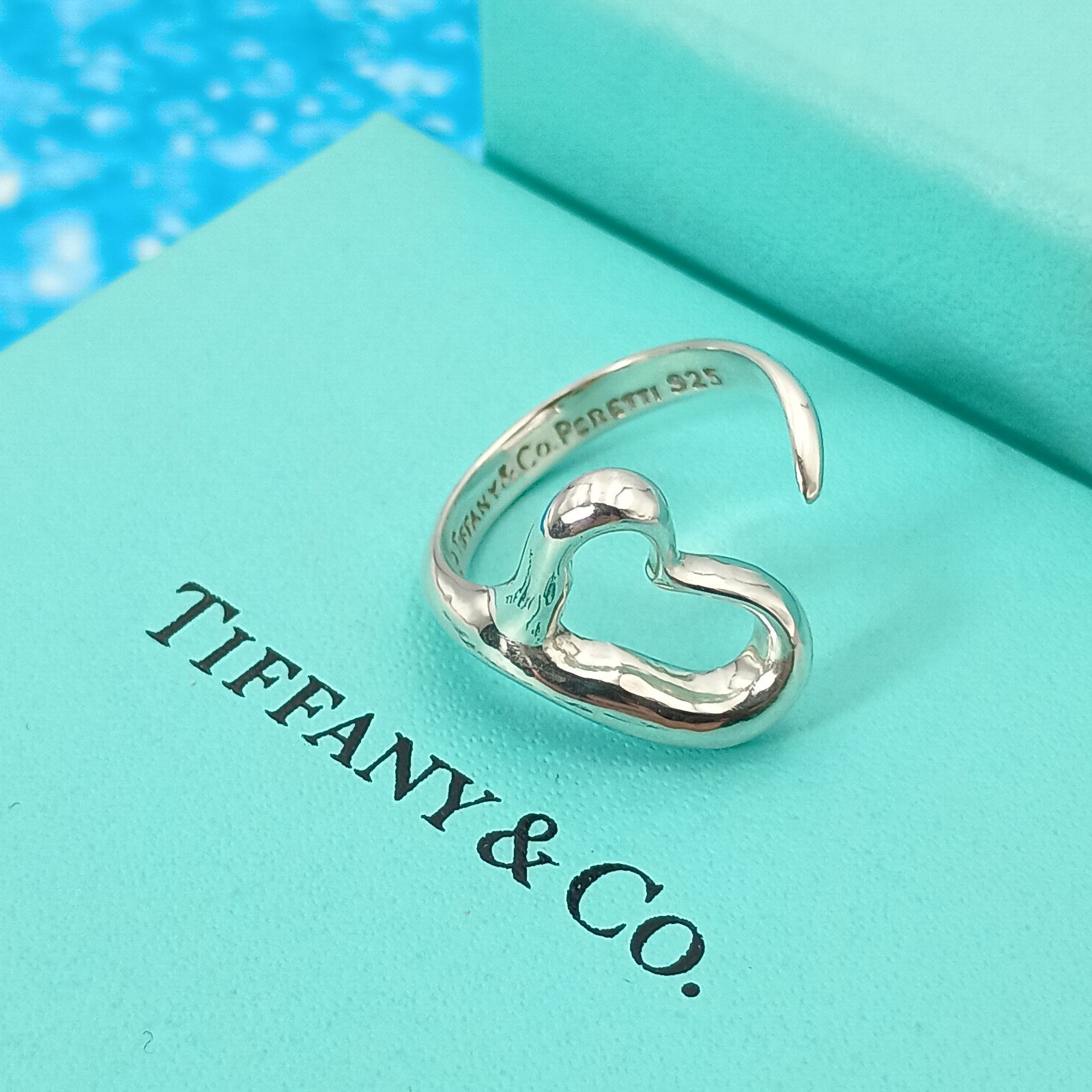 美品】ティファニー リターントゥ ハート リング 13号 シルバー925