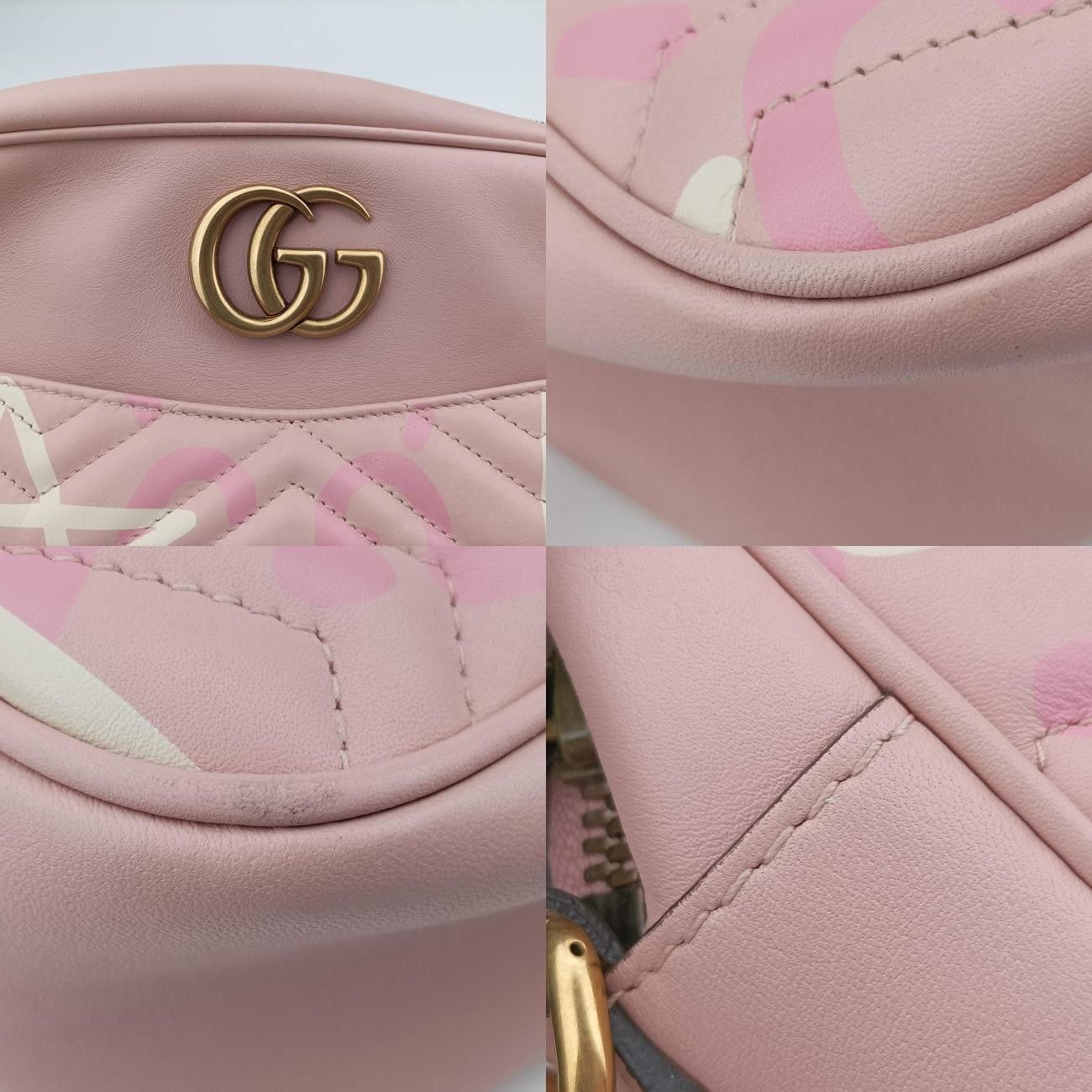 グッチGucciGGマーモントピンクレザー443499E020360267