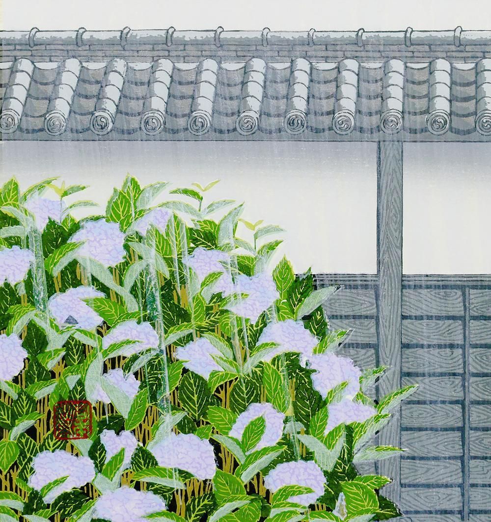 宮本秋風 木版画 「雨の日」サイン入り AP 段ボール箱付き 2025年最新】宮本秋風の人気アイテム - メルカリ