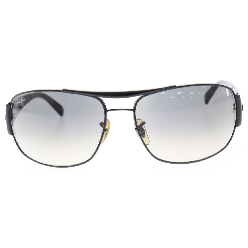 Ray Ban (レイバン) サングラス グラデーションレンズ スクエアーフレーム アイウェア メガネ眼鏡 ブラック/ブラウン RB3357-002/32