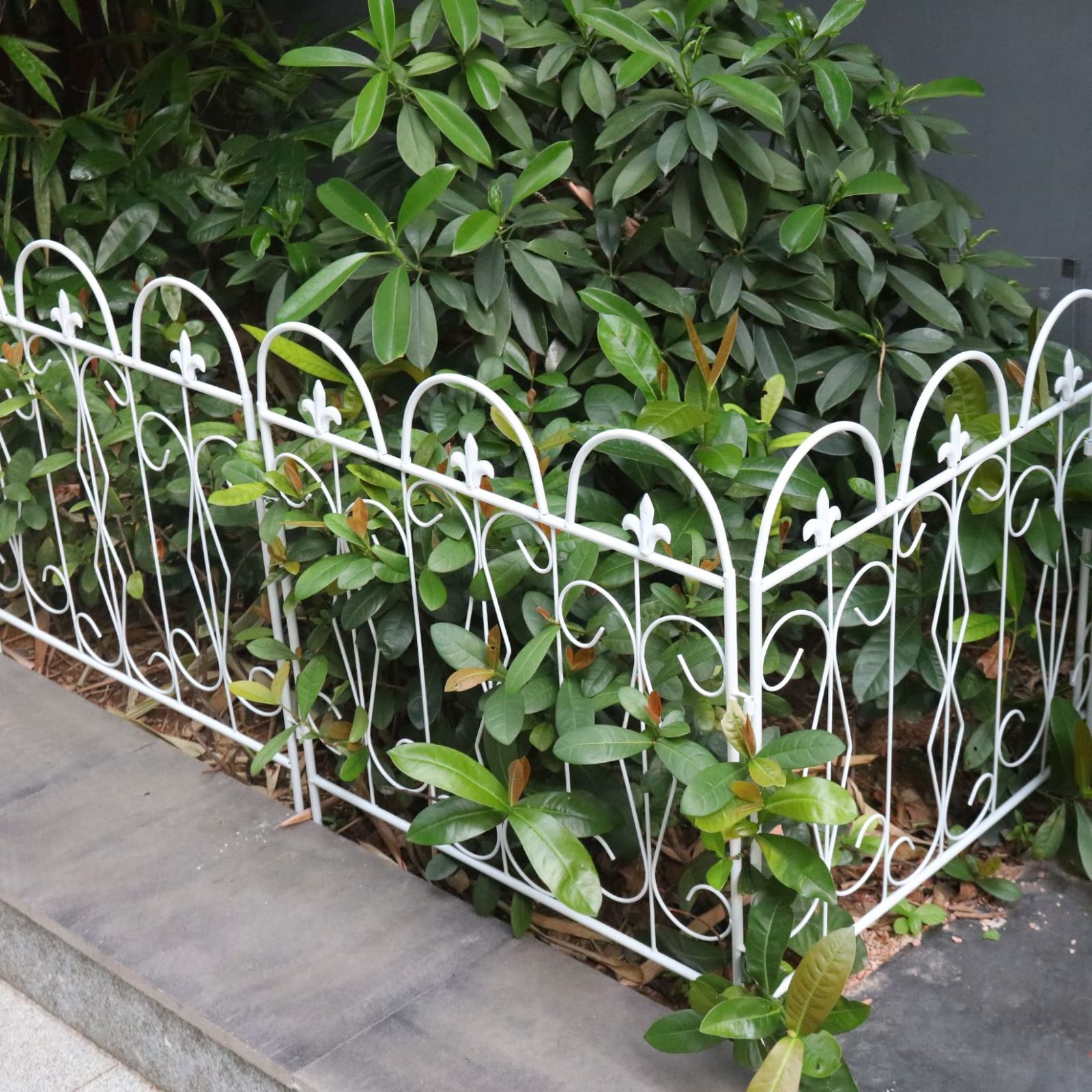 装飾フェンス 園芸仕切り 連結式 外構 庭 ドッグラン 花壇フェンス 5枚セット 屋外 柵 ガーデンフェンス Wisfor