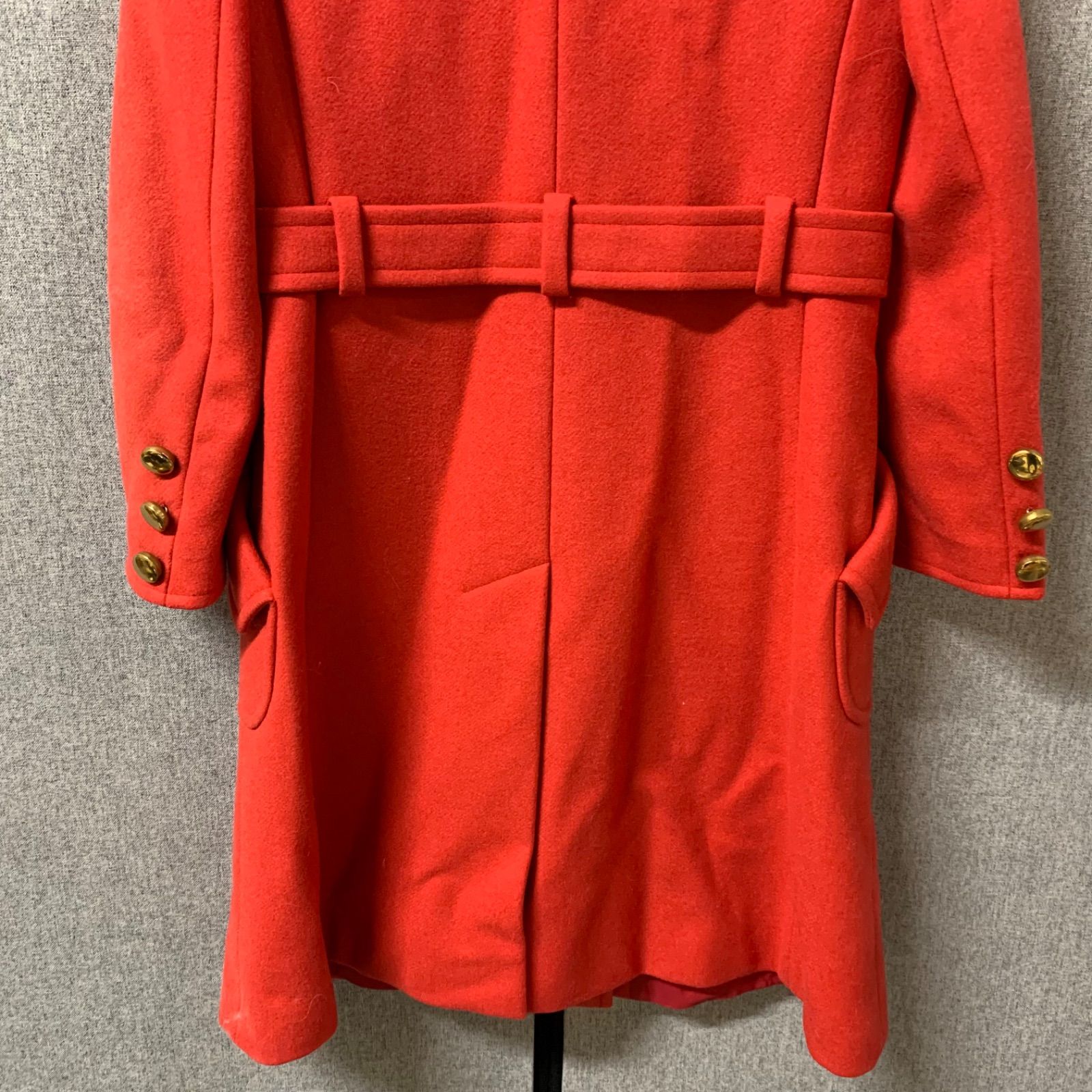 36 SPORTMAX スポーツマックス ロングコート 赤 サイズ:44 - メルカリ