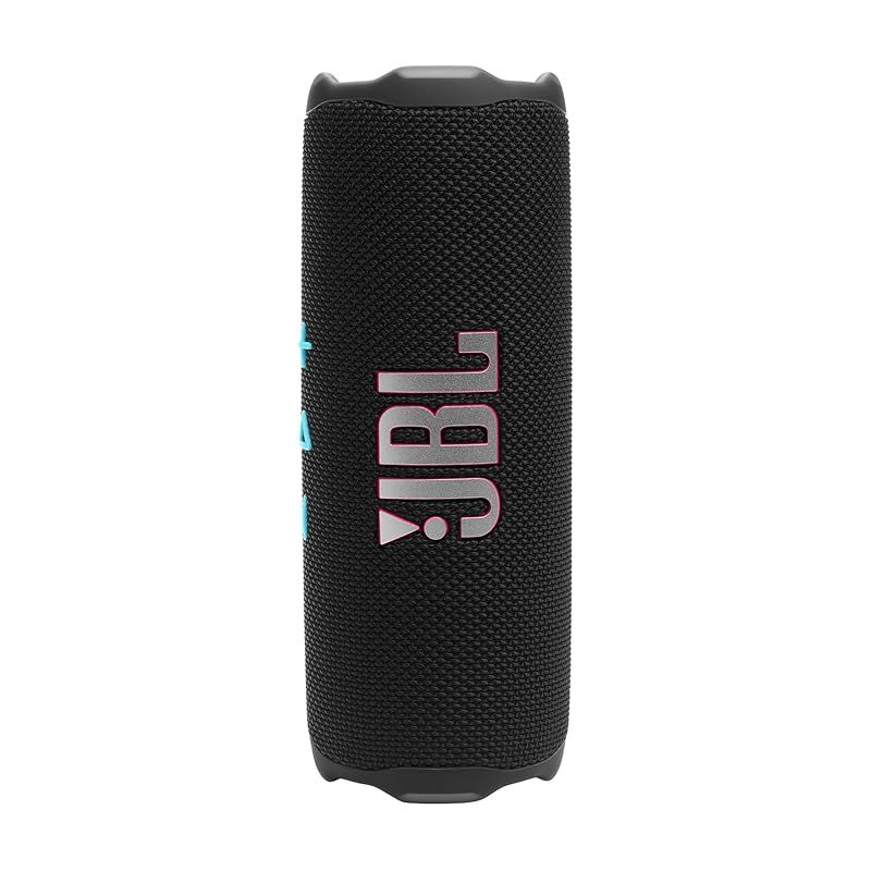 JBL FLIP 7 | ポータブルスピーカー|Bluetooth対応 | IP68 防塵防水|USB-C|アプリ対応|ストラップ カラビナ付属|AURA CAST マルチスピーカー接続|ファンキーブラック | JBLFLIP7BLKO 0