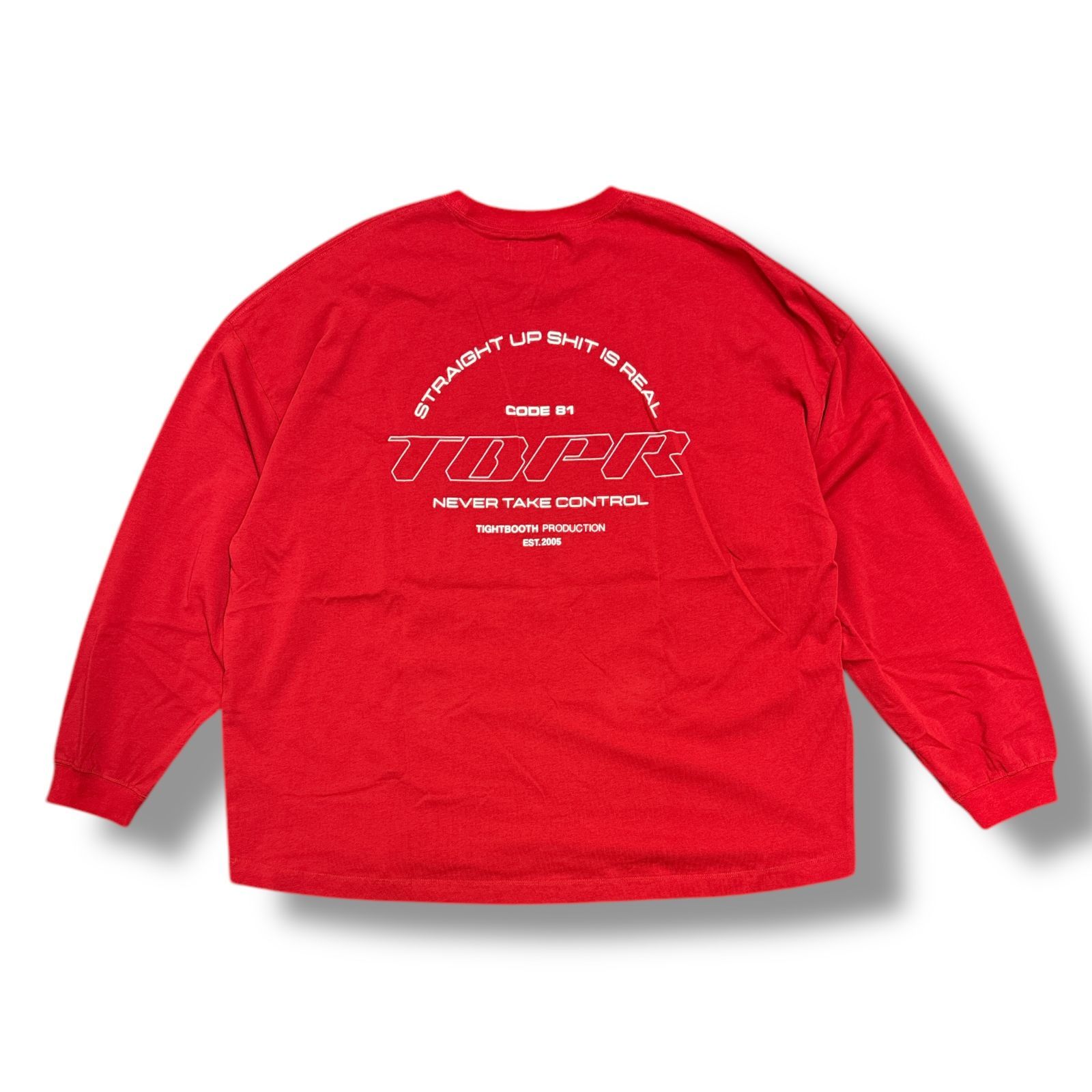 タイトブースプロダクション STRAIGHT UP L/S T-SHIRT XL