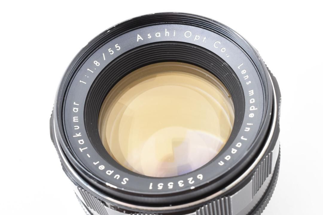 ☆前期型☆ Super Takumar 55mm F1.8 フード付 F0179 ☆前期型☆ Super Takumar 55mm F1.8 フード付 F0179