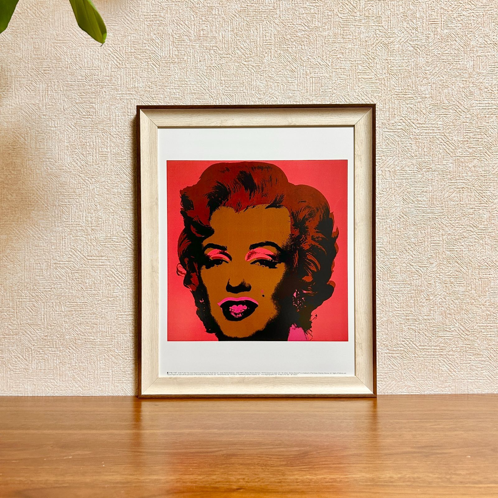 新品☆額縁付アートポスター(BRUCE MCGAW GRAPHICS)☆アンディ
