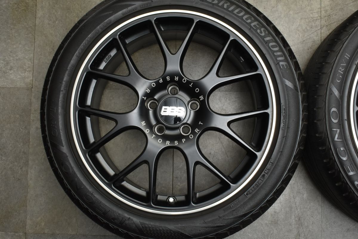 美品】BBS GERMANY CH-R 19in 8J +38 PCD114.3 ブリヂストン レグノ