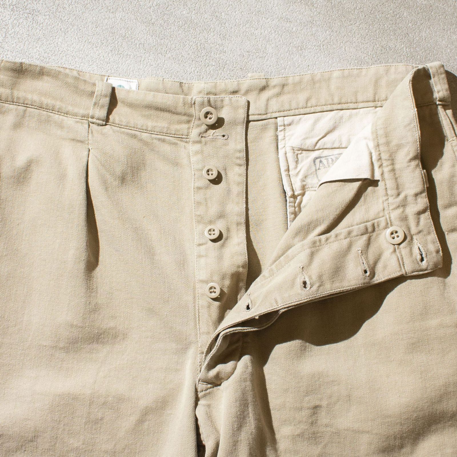 French Army 50's M52 2tuck Chino Shorts メンズ ヴィンテージ