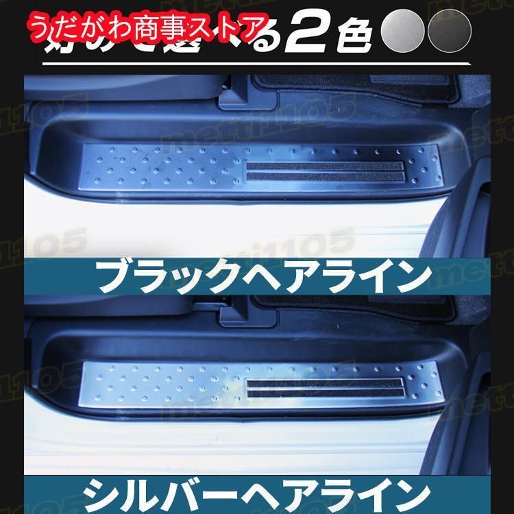 スカッフプレート 滑り止め付き