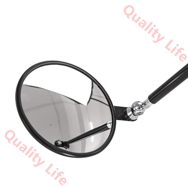 手持ち式の格納式屋根安全点検ミラー アクリル防爆凸面反射鏡