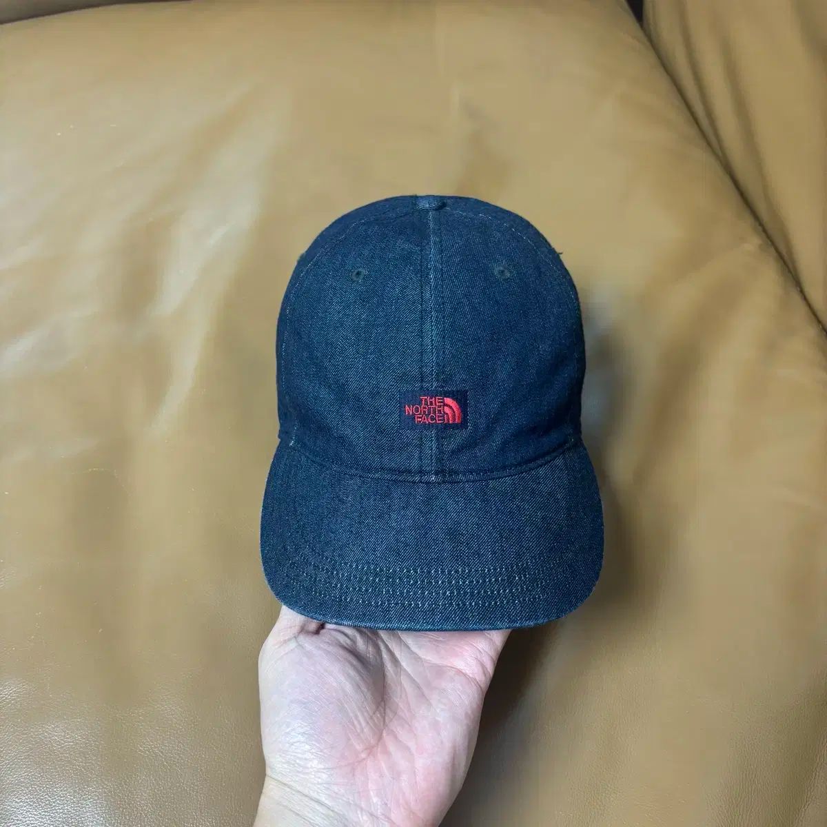 nanamica THE NORTH FACE パープルラベル ウォッシュド デニム 6パネル ベースボールキャップ 帽子 Denim