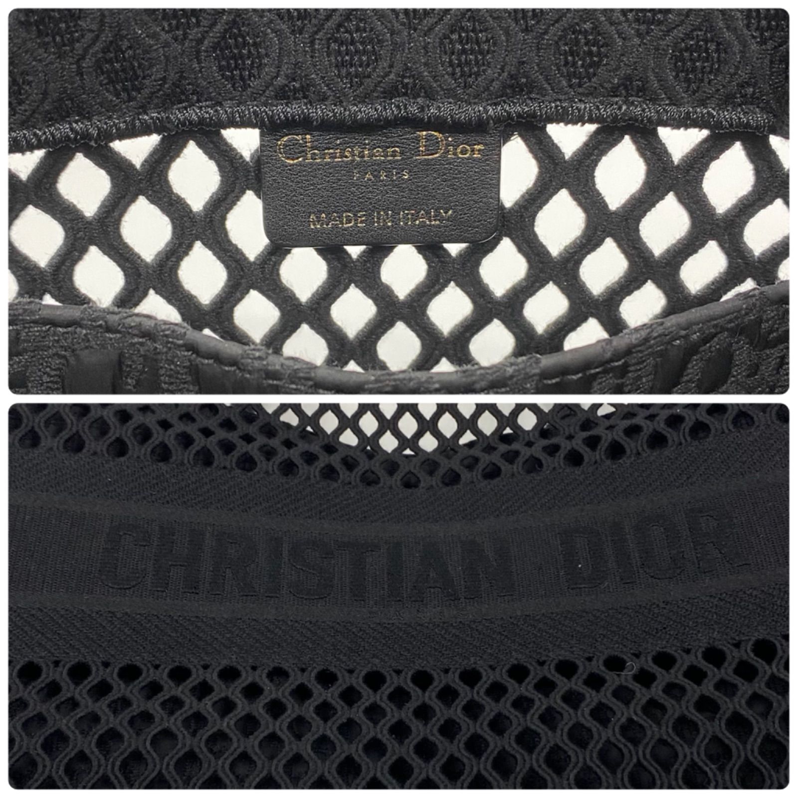 Christian Dior】クリスチャンディオール メッシュ ブックトート