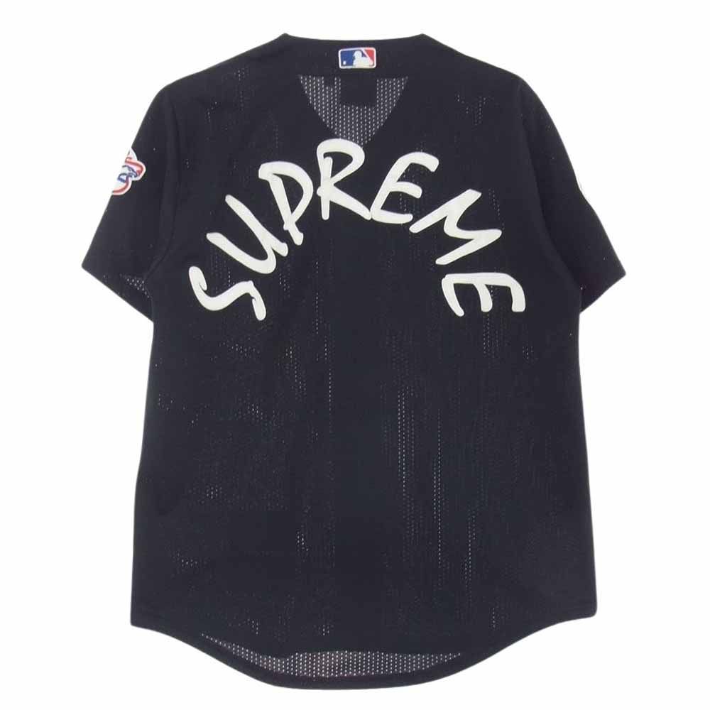 Supreme シュプリーム その他トップス Majestic New York Yankees マジェスティック ニューヨークヤンキース  Baseball Jersey ジャージー ベースボールシャツ ブラック系 M【中古】 - メルカリ