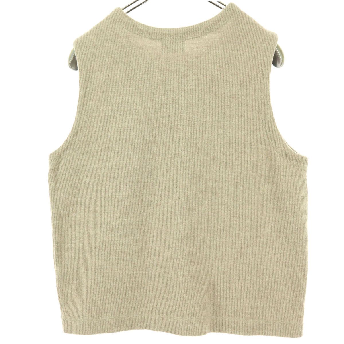 マカフィー ニットベスト MACPHEE(マカフィー) ハイブリッドコットン